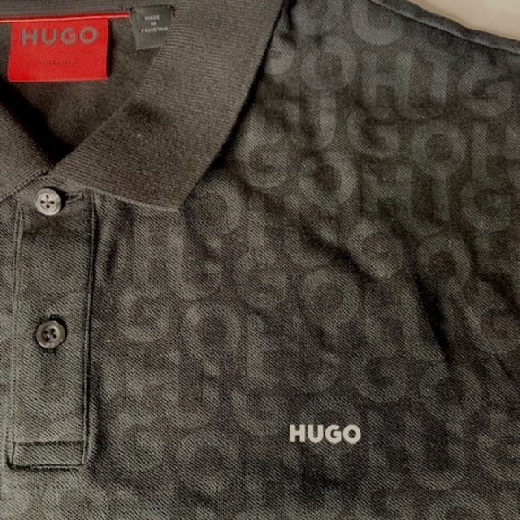 HUGO BOSS Men's Donian Regular-Fit Logo Print Polo Shirt. BRAND NEW! Size: XL. - Picture 6 of 8